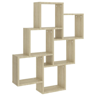 vidaXL Würfelregal Sonoma-Eiche 78x15x93 cm Holzwerkstoff