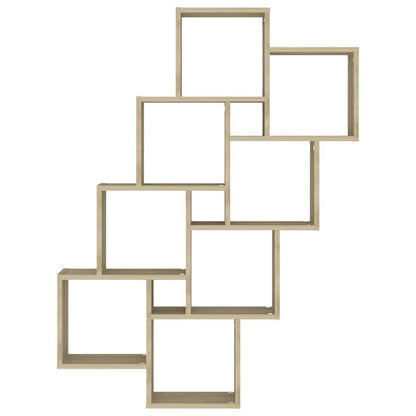 vidaXL Würfelregal Sonoma-Eiche 90x15x119 cm Holzwerkstoff