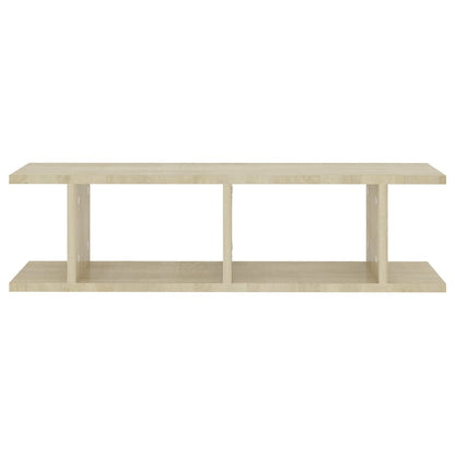 vidaXL Wandregale 2 Stk. Sonoma-Eiche 75x18x20 cm Holzwerkstoff