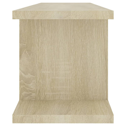 vidaXL Wandregale 2 Stk. Sonoma-Eiche 75x18x20 cm Holzwerkstoff