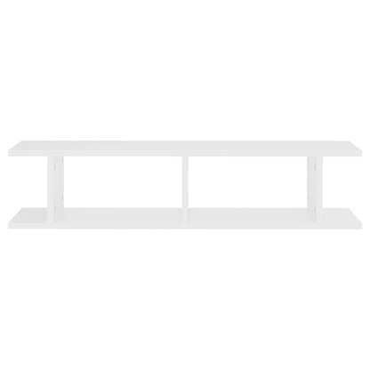 vidaXL Wandregale 2 Stk. Weiß 90x18x20 cm Holzwerkstoff