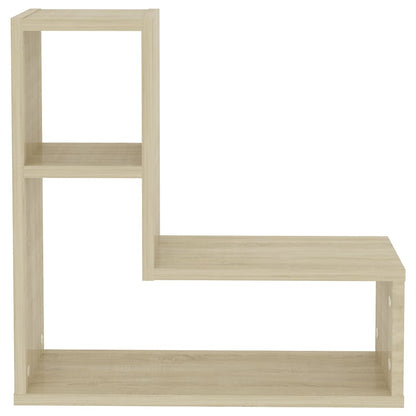 vidaXL Wandregale 2 Stk. Sonoma-Eiche 50x15x50 cm Holzwerkstoff