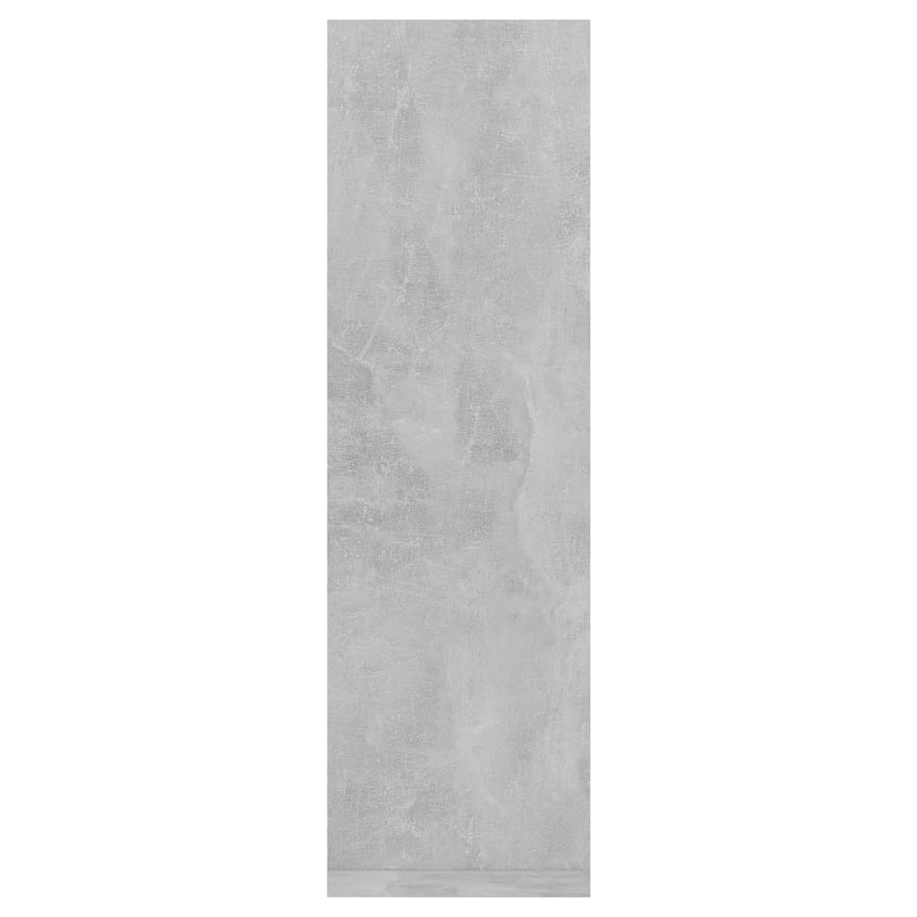 vidaXL Étagères murales 2 pcs Gris béton 50x15x50 cm Bois d'ingénierie
