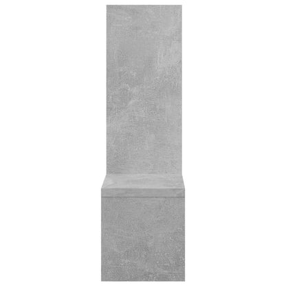 vidaXL Étagères murales 2 pcs Gris béton 50x15x50 cm Bois d'ingénierie