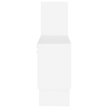 vidaXL Étagère murale en forme de voiture Blanc 82x15x51 cm Bois d'ingénierie