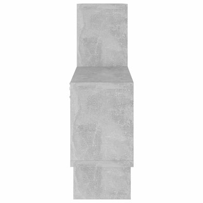 vidaXL Étagère murale en forme de voiture gris béton 82x15x51 cm Bois d'ingénierie