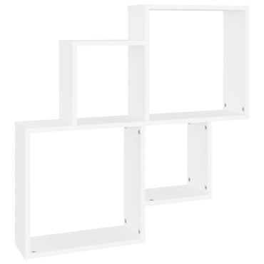 vidaXL Étagère à casiers Blanc 80x15x78,5 cm Bois d'ingénierie