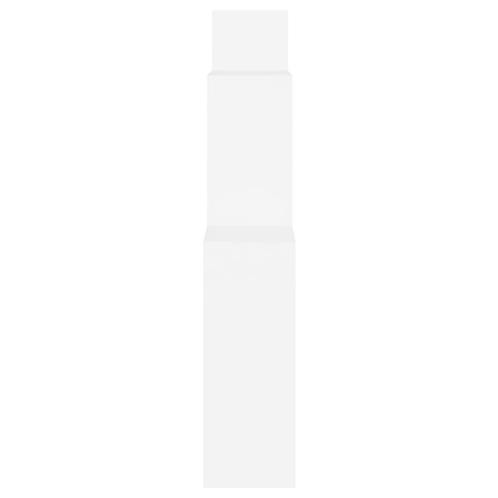 vidaXL Étagère à casiers Blanc 80x15x78,5 cm Bois d'ingénierie