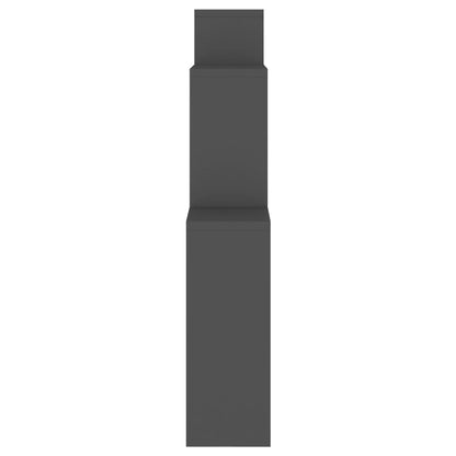 vidaXL Étagère cube Gris 80x15x78,5 cm Bois d'ingénierie