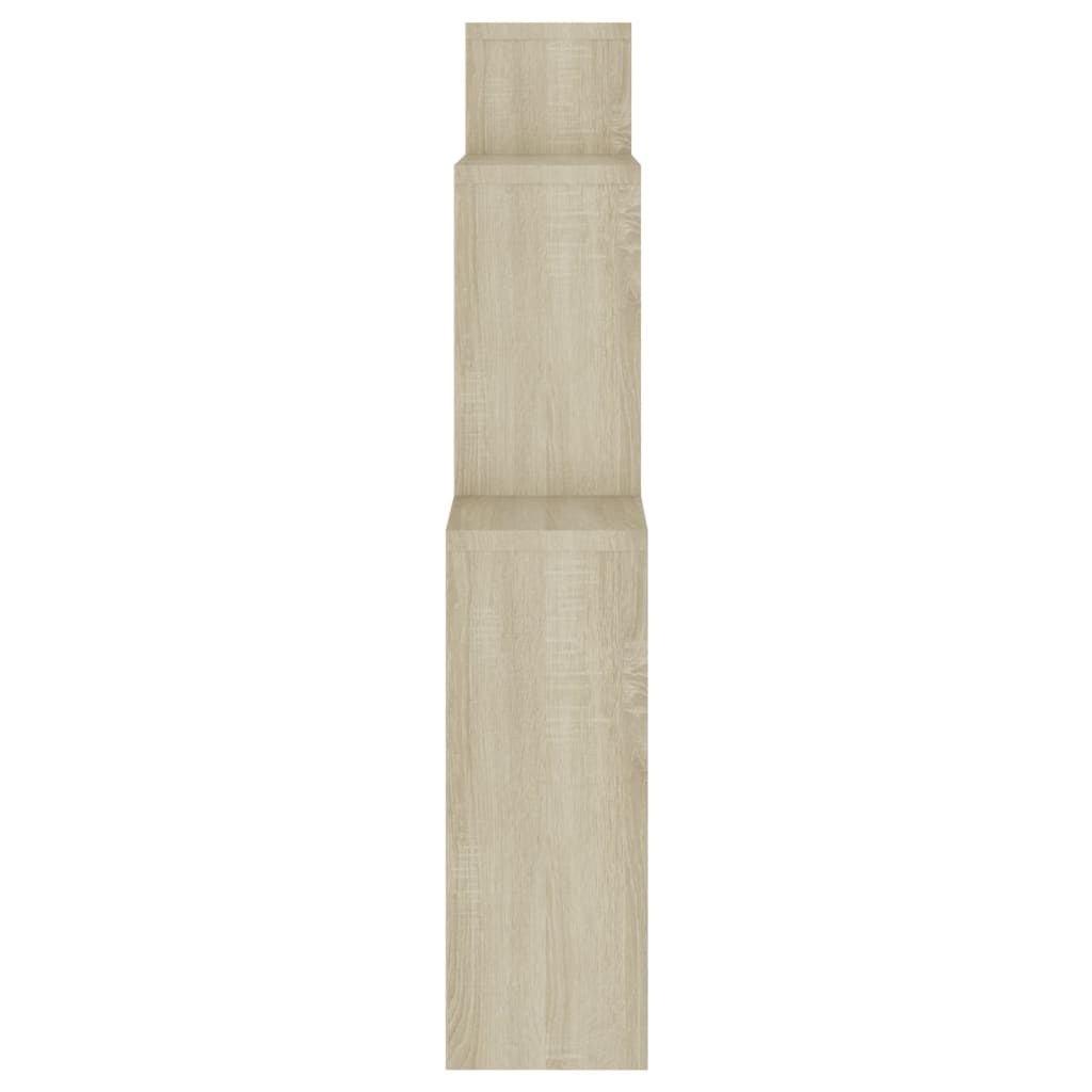 vidaXL Étagère cube Chêne Sonoma 80x15x78,5 cm Bois d'ingénierie