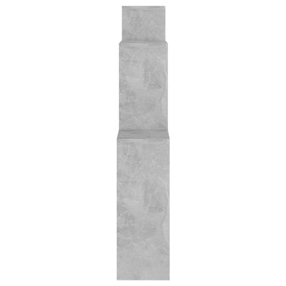 vidaXL Étagère cube gris béton 80x15x78,5 cm Bois d'ingénierie