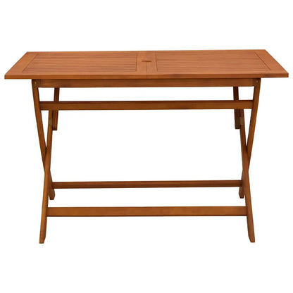 vidaXL Gartentisch Klappbar 120x70x75 cm Massivholz Eukalyptus
