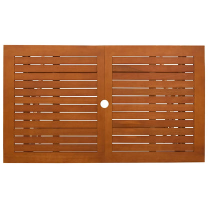 vidaXL Gartentisch Klappbar 120x70x75 cm Massivholz Eukalyptus