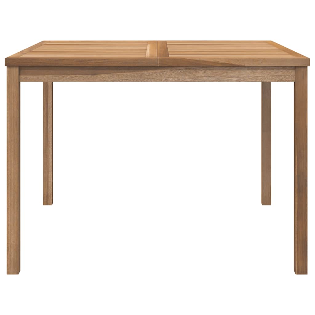 vidaXL Garten-Esstisch 110x110x77 cm Massivholz Teak