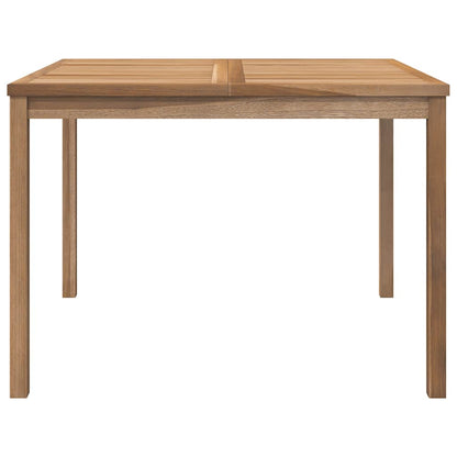 vidaXL Garten-Esstisch 110x110x77 cm Massivholz Teak