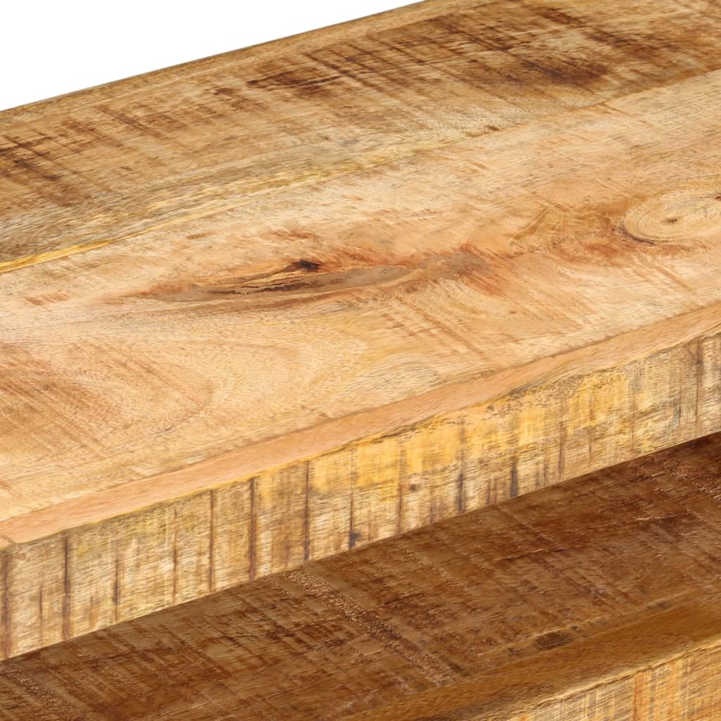 vidaXL Meuble TV 110x30x40 cm Bois de manguier massif