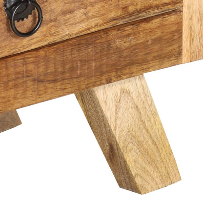 vidaXL Meuble TV 110x30x40 cm Bois de manguier massif