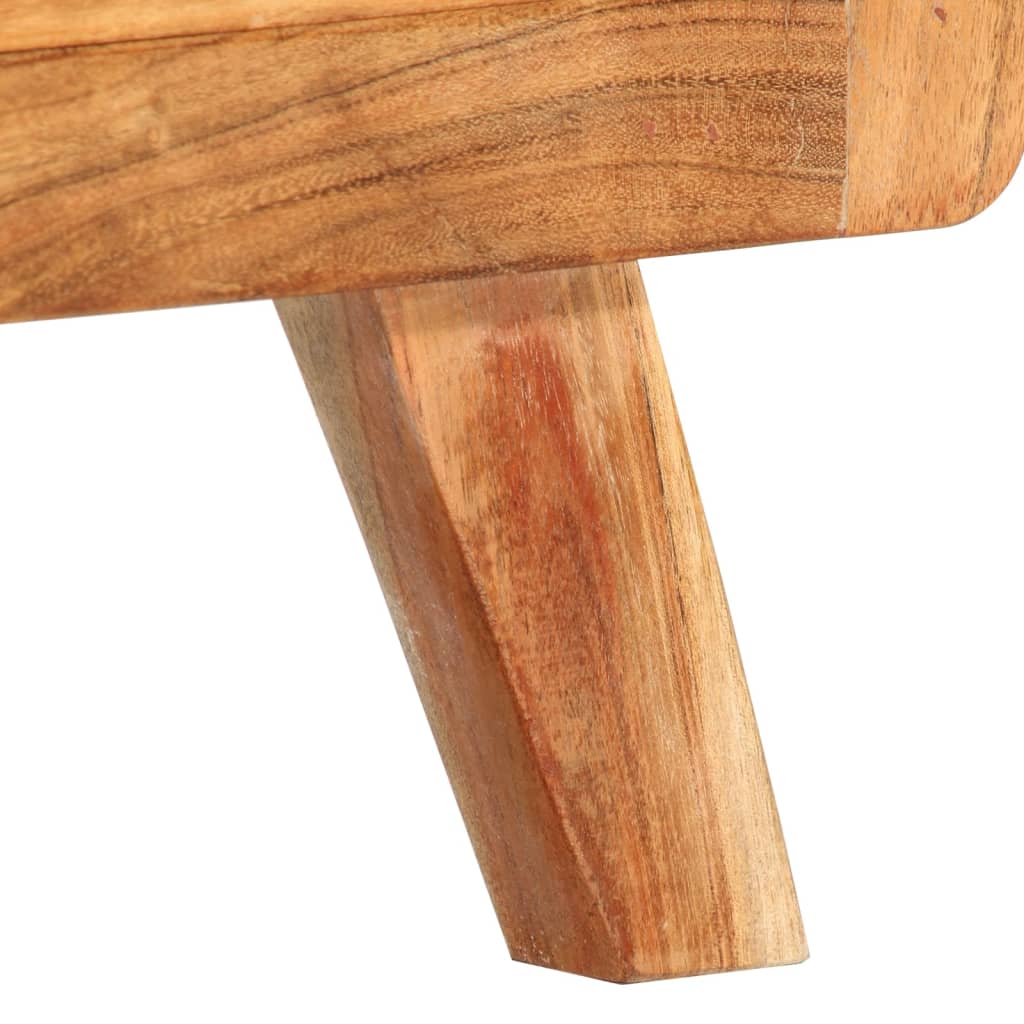 Meuble TV vidaXL 110x30x40 cm Bois d'acacia massif