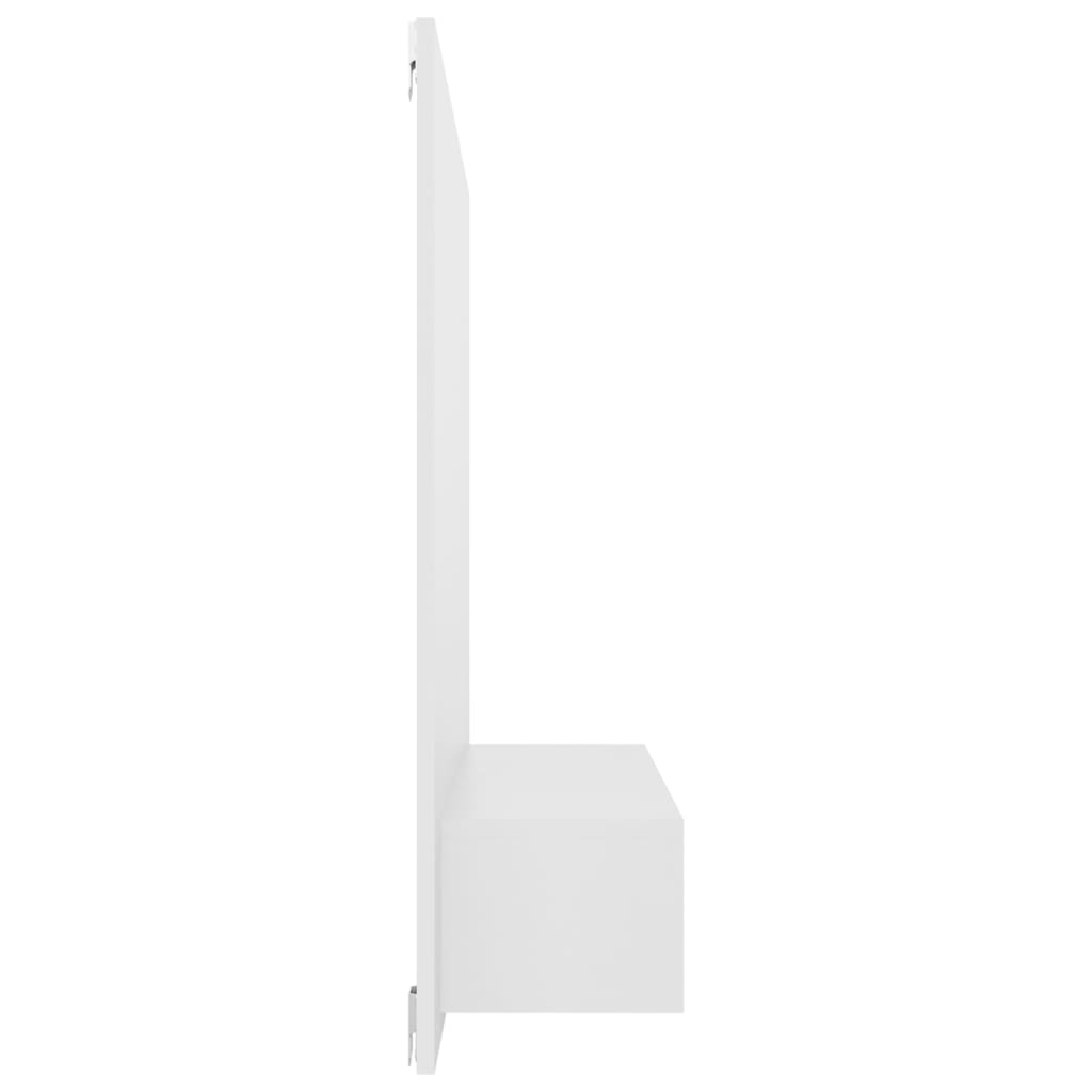 vidaXL Meuble TV mural Blanc 120x23,5x90 cm Bois d'ingénierie