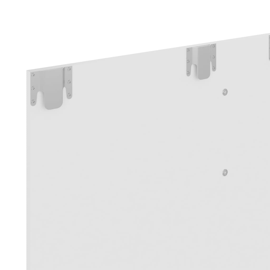 vidaXL Meuble TV mural Blanc 120x23,5x90 cm Bois d'ingénierie