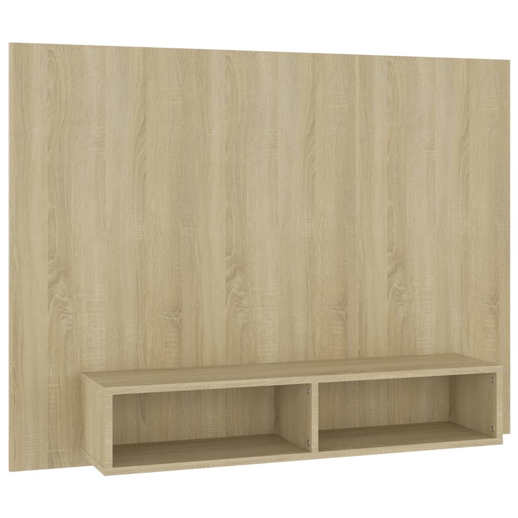 vidaXL Meuble TV mural chêne Sonoma 120x23,5x90 cm Bois d'ingénierie