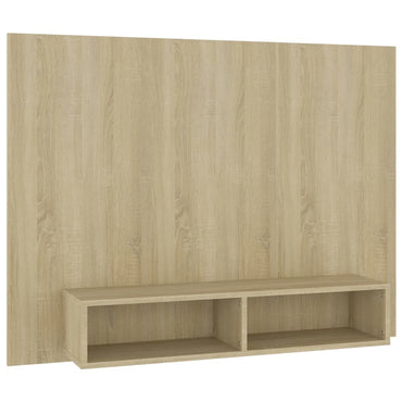 vidaXL Meuble TV mural chêne Sonoma 120x23,5x90 cm Bois d'ingénierie