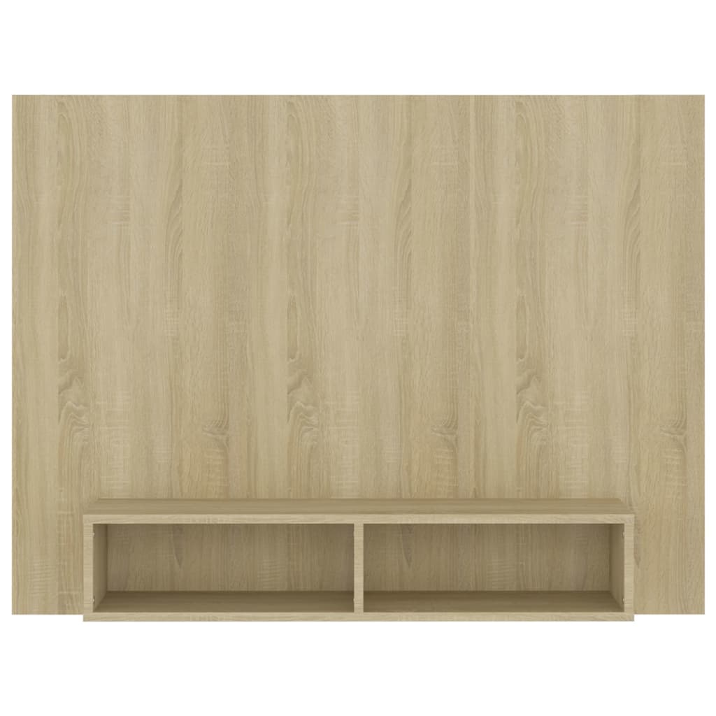 vidaXL Meuble TV mural chêne Sonoma 120x23,5x90 cm Bois d'ingénierie