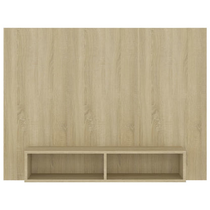 vidaXL Meuble TV mural chêne Sonoma 120x23,5x90 cm Bois d'ingénierie