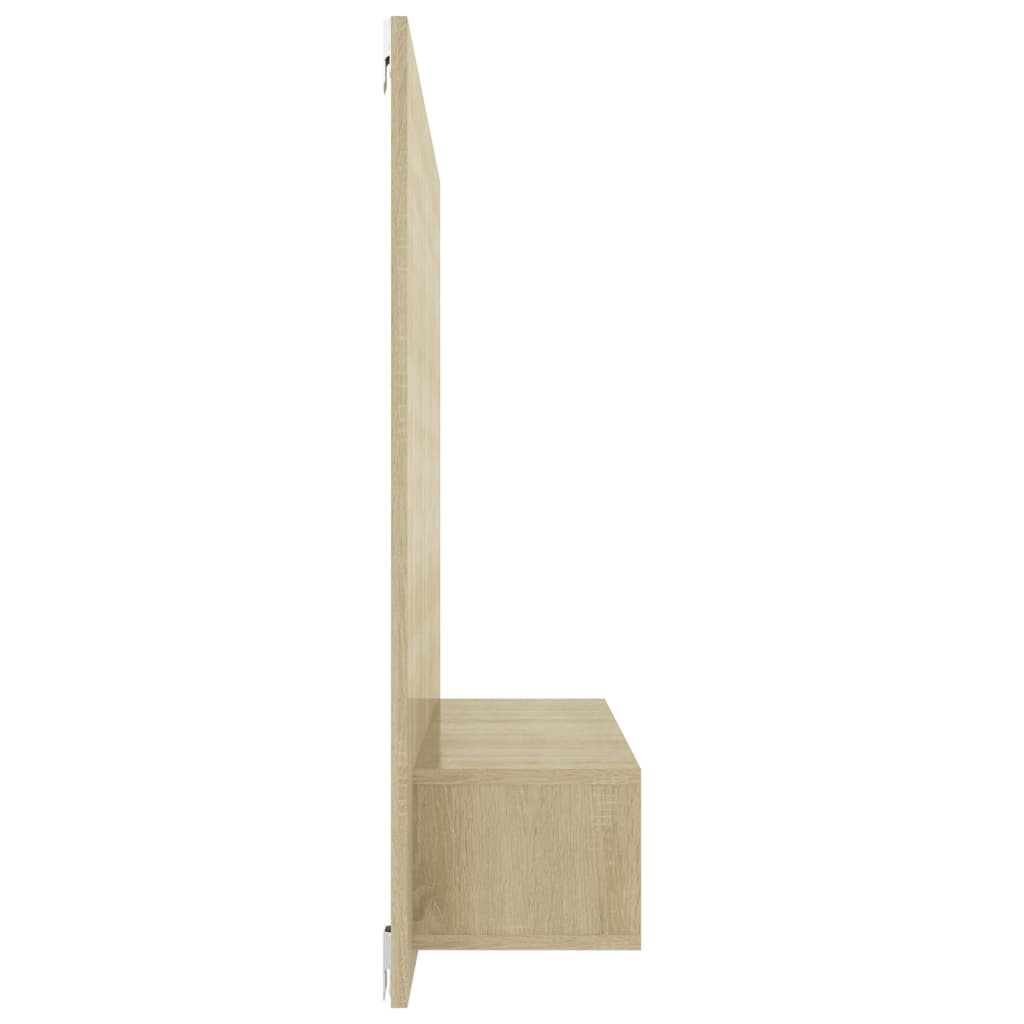 vidaXL Meuble TV mural chêne Sonoma 120x23,5x90 cm Bois d'ingénierie