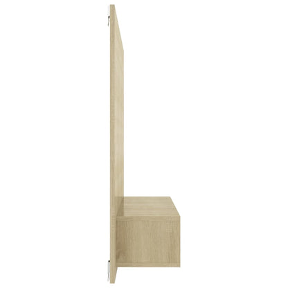 vidaXL Meuble TV mural chêne Sonoma 120x23,5x90 cm Bois d'ingénierie