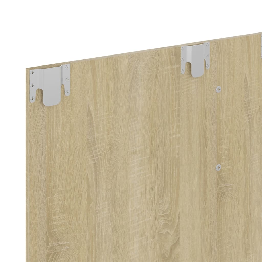 vidaXL Meuble TV mural chêne Sonoma 120x23,5x90 cm Bois d'ingénierie