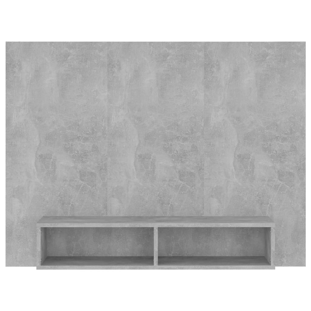 Meuble TV mural vidaXL gris béton 120x23,5x90 cm en bois d'ingénierie