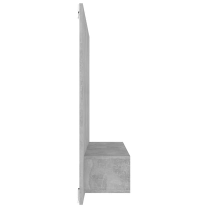 Meuble TV mural vidaXL gris béton 120x23,5x90 cm en bois d'ingénierie