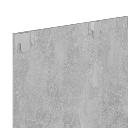 Meuble TV mural vidaXL gris béton 120x23,5x90 cm en bois d'ingénierie