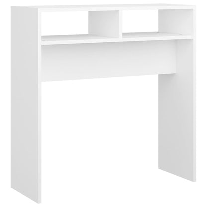 vidaXL Konsolentisch Weiß 78x30x80 cm Holzwerkstoff