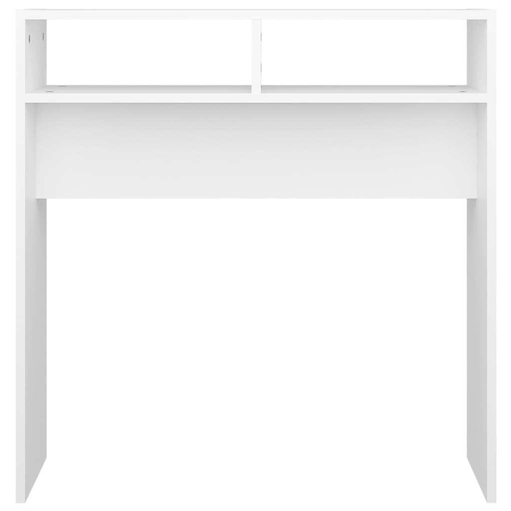 vidaXL Konsolentisch Weiß 78x30x80 cm Holzwerkstoff
