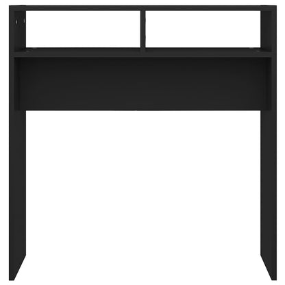 vidaXL Konsolentisch Schwarz 78x30x80 cm Holzwerkstoff