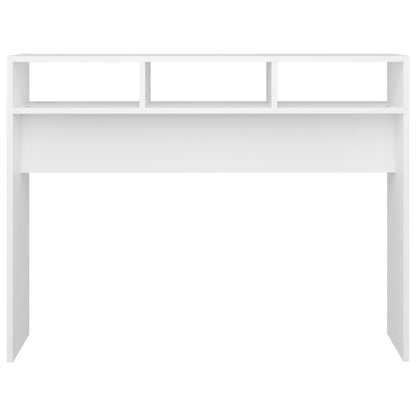 vidaXL Konsolentisch Weiß 105x30x80 cm Holzwerkstoff