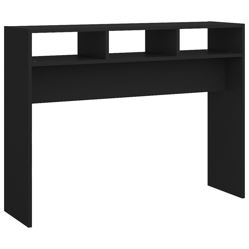 vidaXL Konsolentisch Schwarz 105x30x80 cm Holzwerkstoff