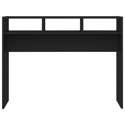 vidaXL Konsolentisch Schwarz 105x30x80 cm Holzwerkstoff