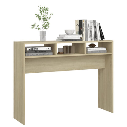 vidaXL Konsolentisch Sonoma-Eiche 105x30x80 cm Holzwerkstoff