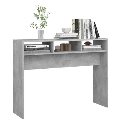 vidaXL Konsolentisch Betongrau 105x30x80 cm Holzwerkstoff