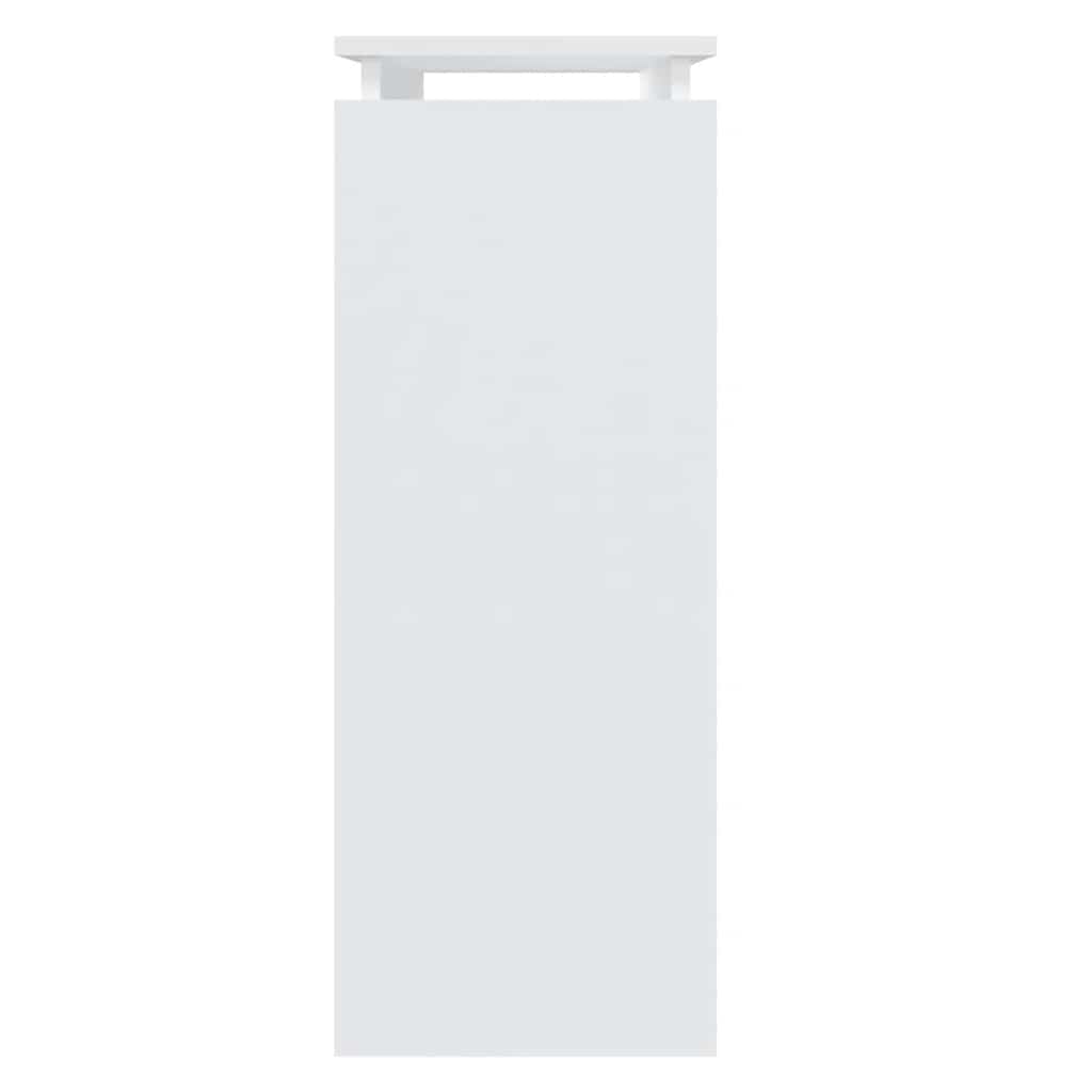 vidaXL Konsolentisch Weiß 80x30x80 cm Holzwerkstoff