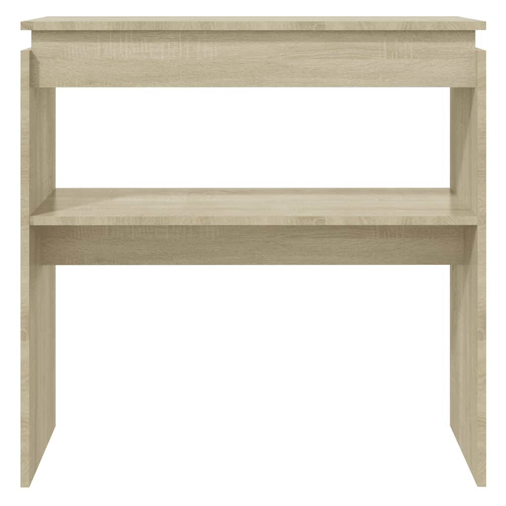 vidaXL Konsolentisch Sonoma-Eiche 80x30x80 cm Holzwerkstoff