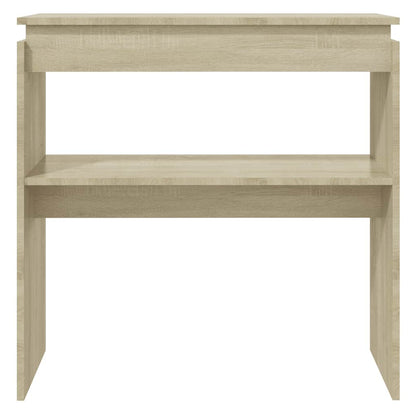 vidaXL Konsolentisch Sonoma-Eiche 80x30x80 cm Holzwerkstoff