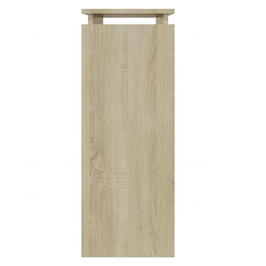 vidaXL Konsolentisch Sonoma-Eiche 80x30x80 cm Holzwerkstoff