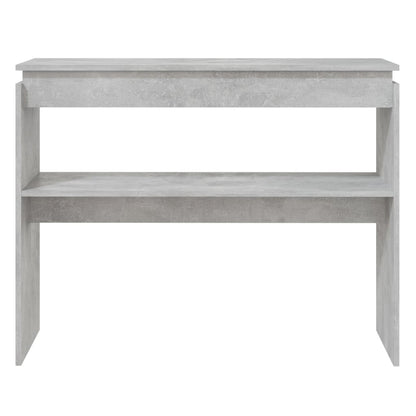 vidaXL Konsolentisch Betongrau 102x30x80 cm Holzwerkstoff