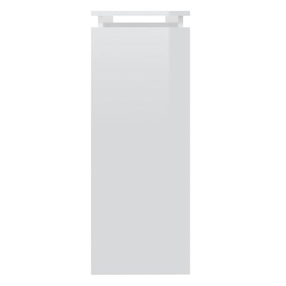 vidaXL Konsolentisch Hochglanz-Weiß 102x30x80 cm Holzwerkstoff