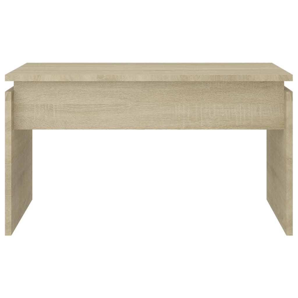 vidaXL Table basse chêne Sonoma 68x50x38 cm bois d'ingénierie