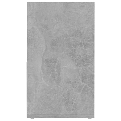 vidaXL Meuble TV gris béton 149x30x52 cm Aggloméré